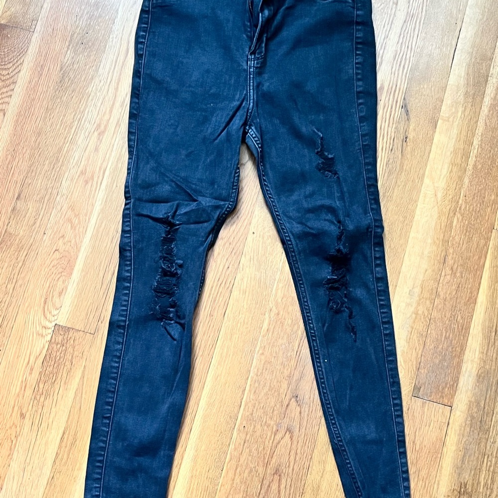 Women's Black Ripped Jeans
